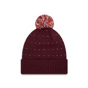 Virginia Tech New Era YOUTH Labeled Pom Knit Beanie